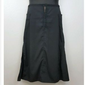 Patagonia dark green large long maxi outdoor skirt